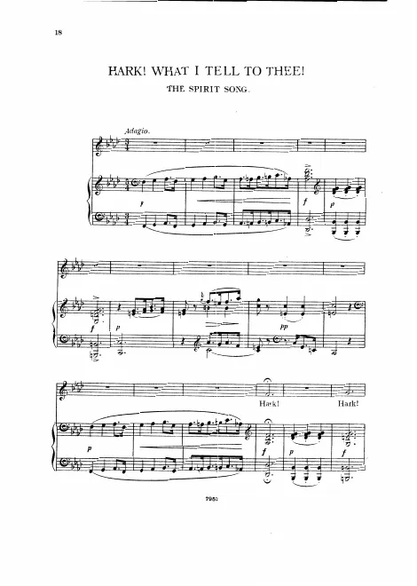 First page of The Spirit's Song