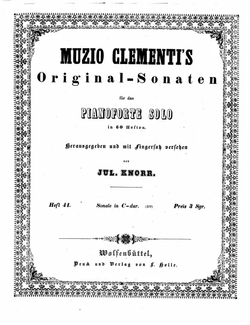 First page of Piano Sonata