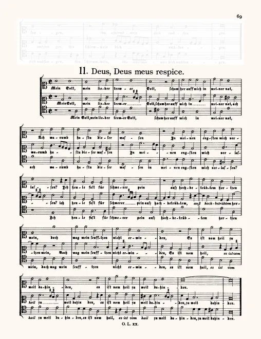 First page of Mein Gott mein lieber treuer Gott