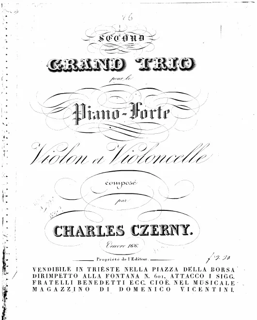 First page of Piano Trio No.2