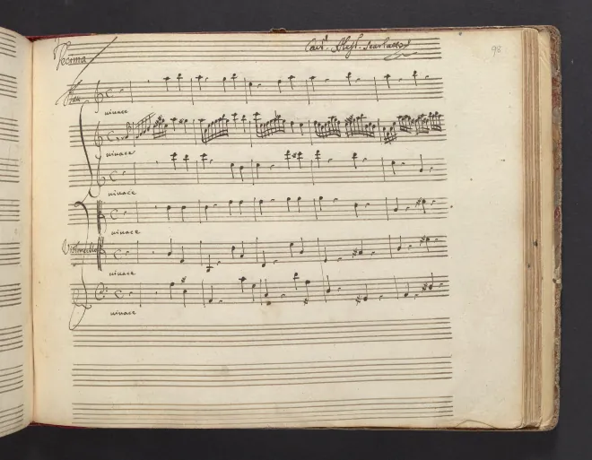 First page of Concerto Grosso in A minor