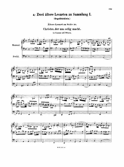 First page of Christus, der uns selig macht