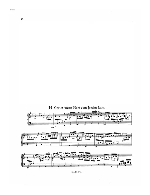 First page of Christ unser Herr zum Jordan kam
