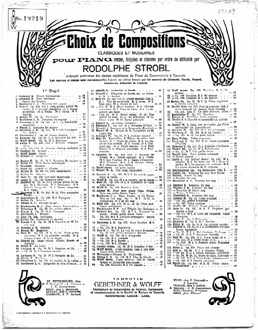 First page of 12 Études mélodiques de rhythme