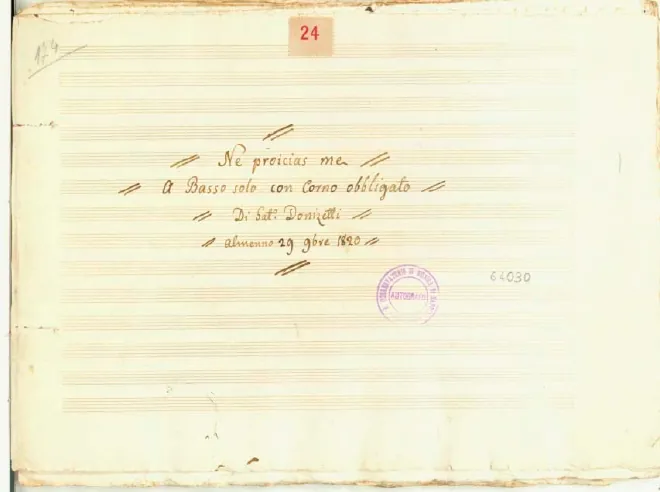 First page of Ne proicias me