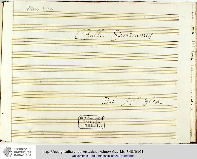 First page of Semiramis