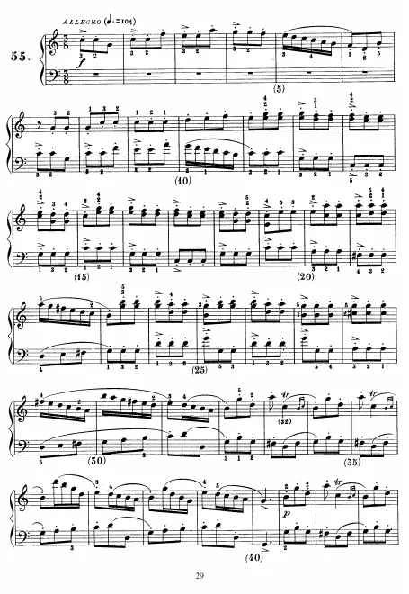 First page of Keyboard Sonata in C major
