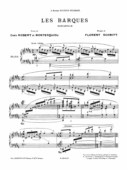 First page of Les barques