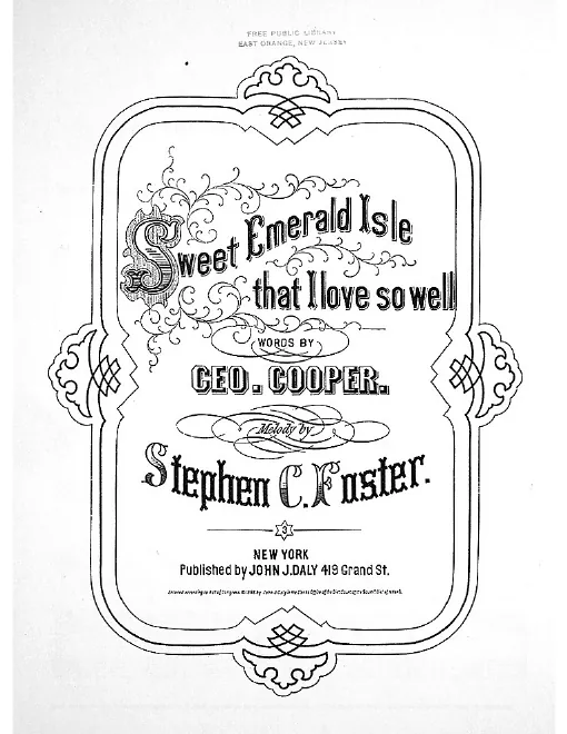 First page of Sweet Emerald Isle That I Love So Well