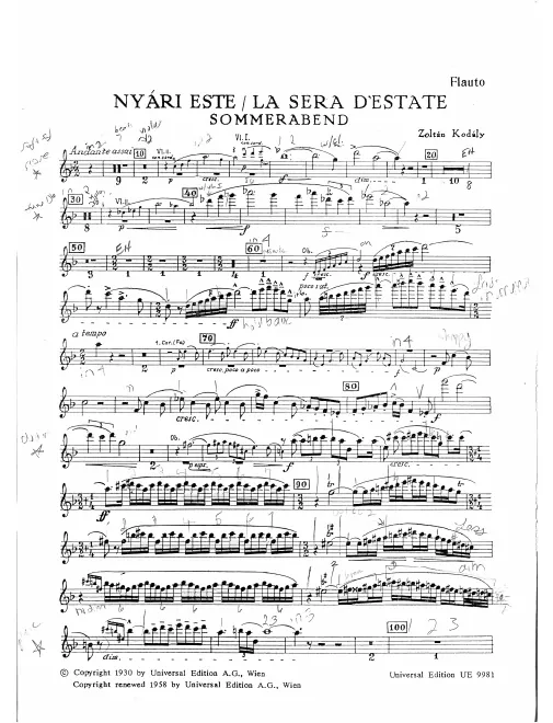 First page of Nyári este