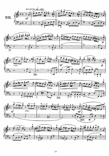 First page of Keyboard Sonata in D minor
