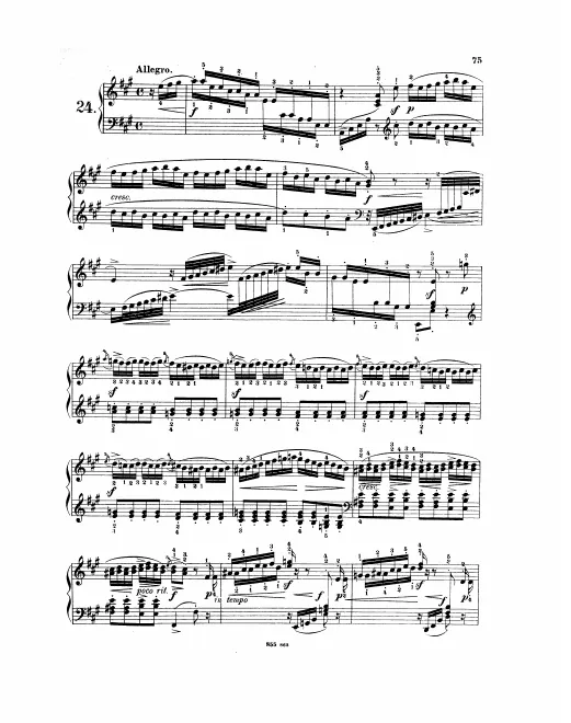 First page of Keyboard Sonata in A major