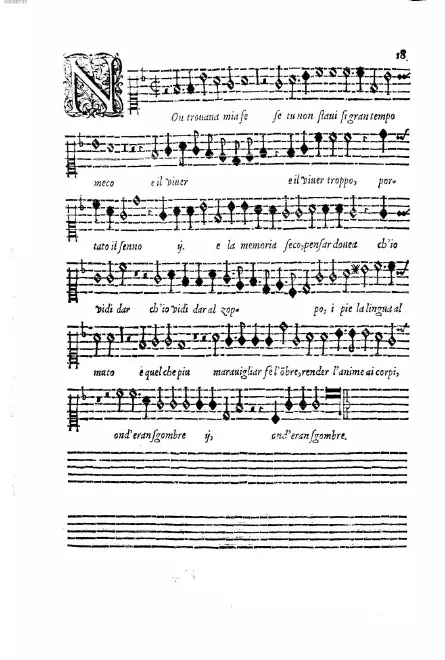 First page of Non trovava mia fe