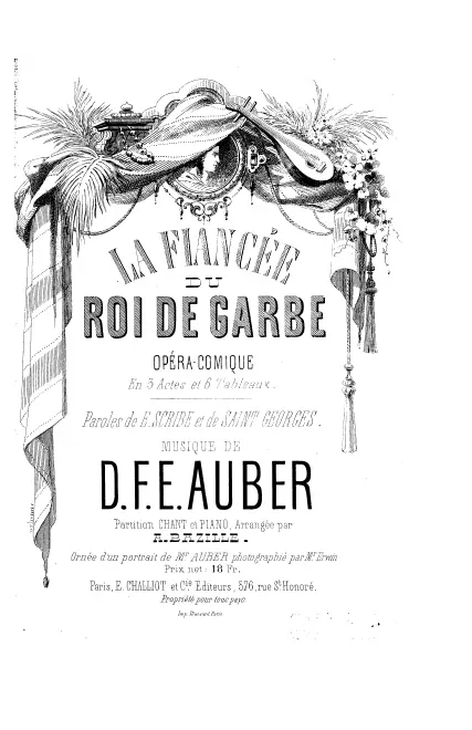 First page of La fiancée du roi de Garbe
