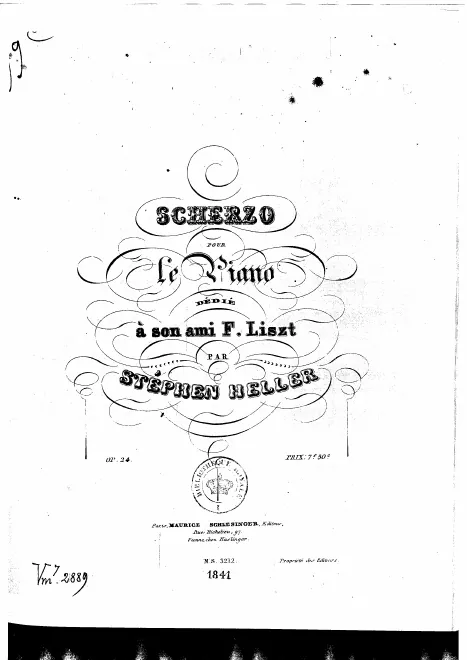 First page of Scherzo