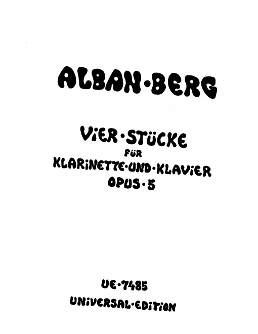 First page of 4 Stücke