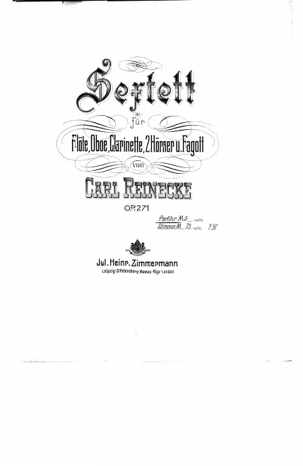 First page of Wind Sextet