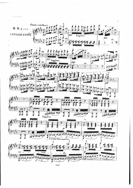 First page of Grande fantaisie et Variations brillantes sur un motif favori de 'I Capuleti e i Montecchi'