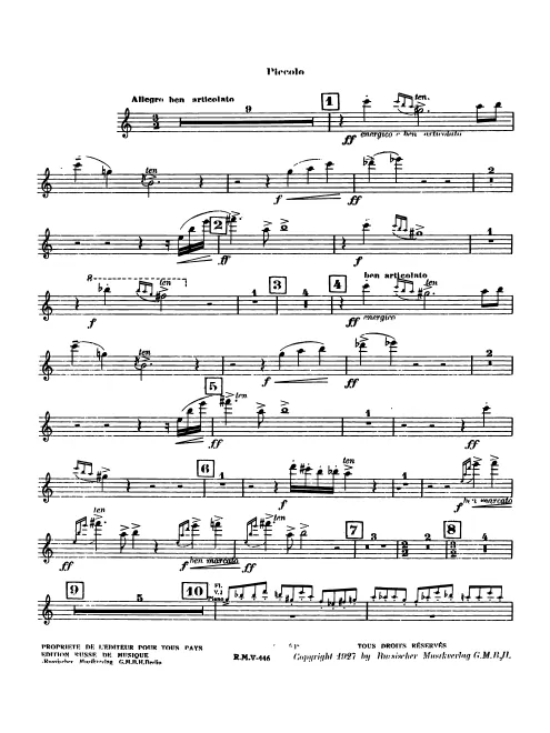 First page of Symphony No.2