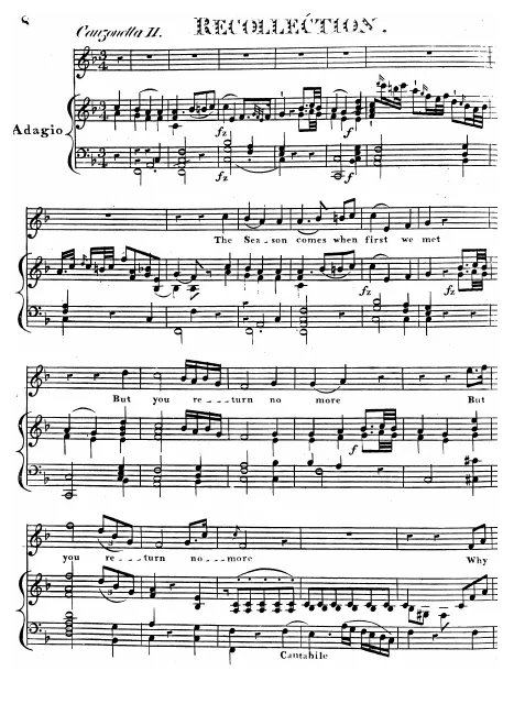 First page of Recollection