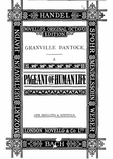 First page of A Pageant of Human Life