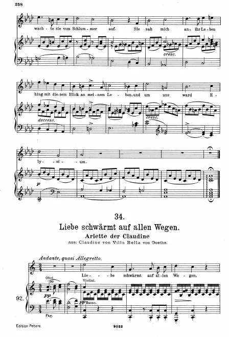 First page of Claudine von Villa Bella