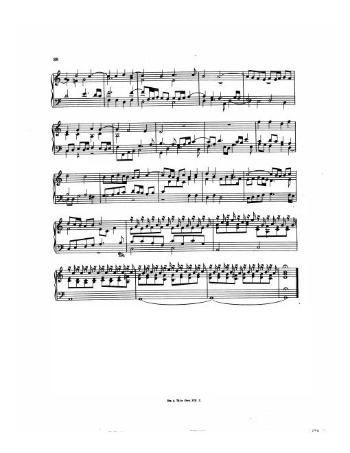 First page of Magnificat Fugue