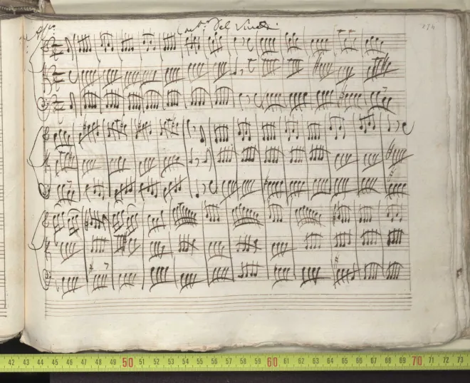 First page of Concerto for Strings in C major