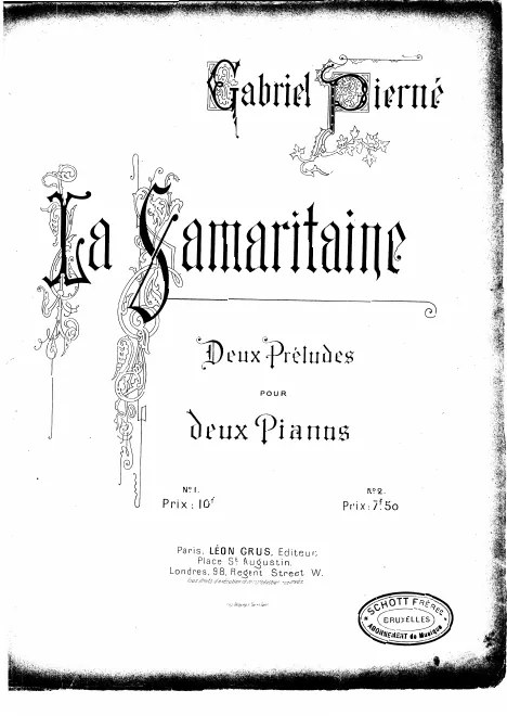 First page of La samaritaine