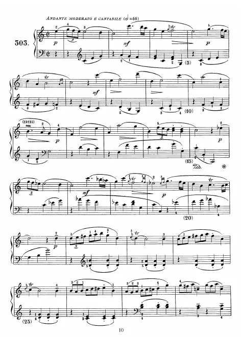 First page of Keyboard Sonata in C major