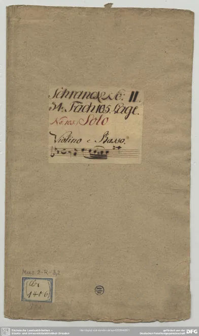 First page of Violin Sonata