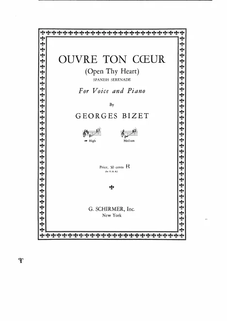 First page of Ouvre ton cœur