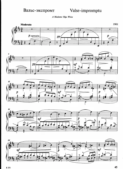 First page of Waltz No.3