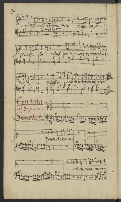 First page of Vuoi che mora incenerito