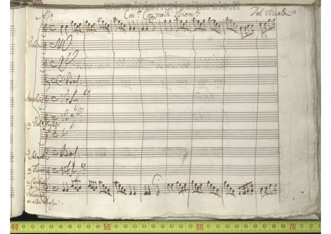First page of Concerto in C major