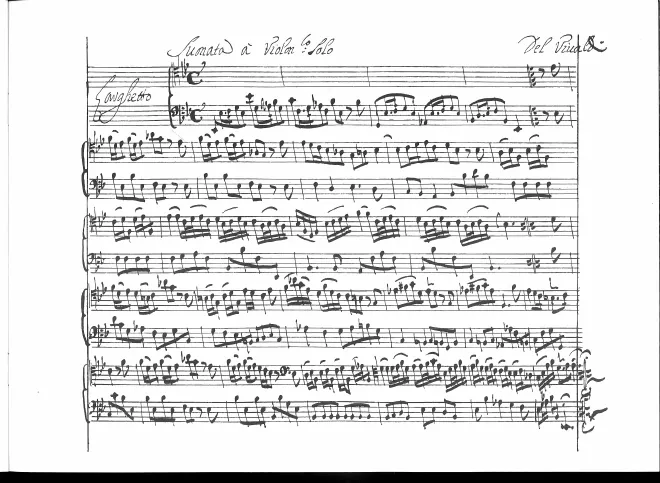 First page of Cello Sonata in E-flat major
