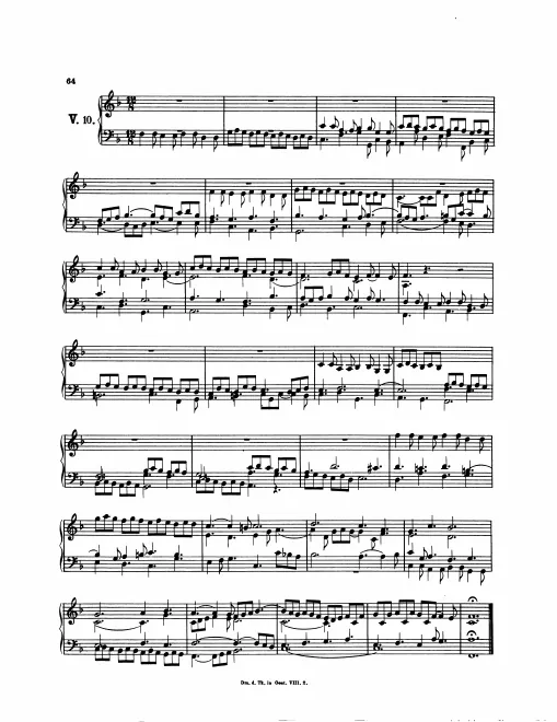 First page of Magnificat Fugue