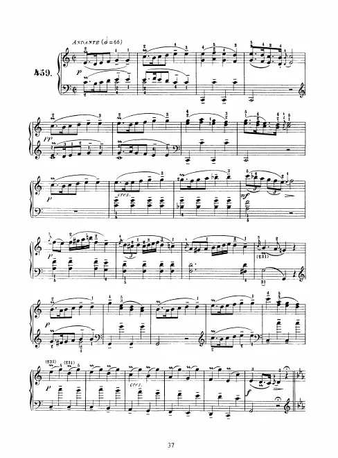 First page of Keyboard Sonata in C major