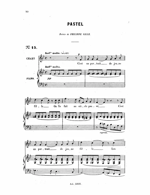 First page of Pastel