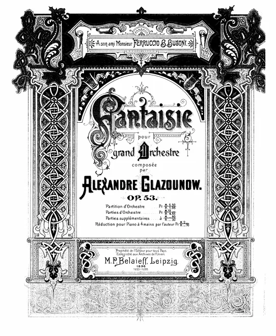 First page of Fantasy