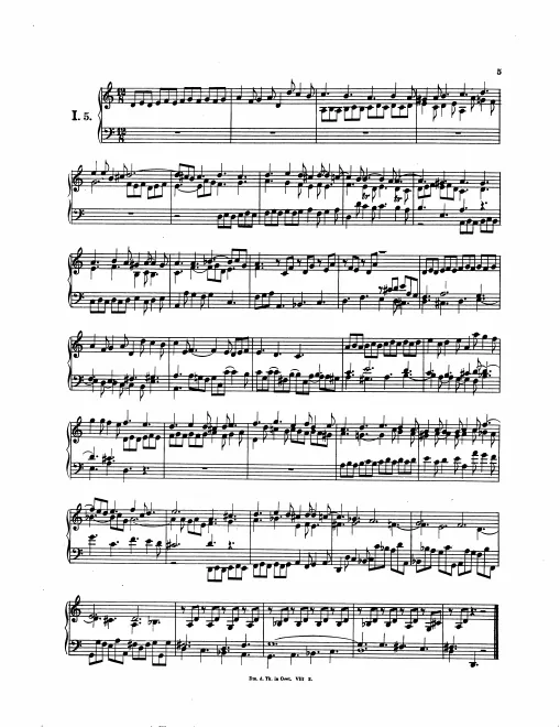 First page of Magnificat Fugue
