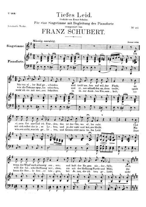 First page of Im Jänner 1817