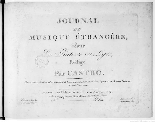 First page of Air varié (1)