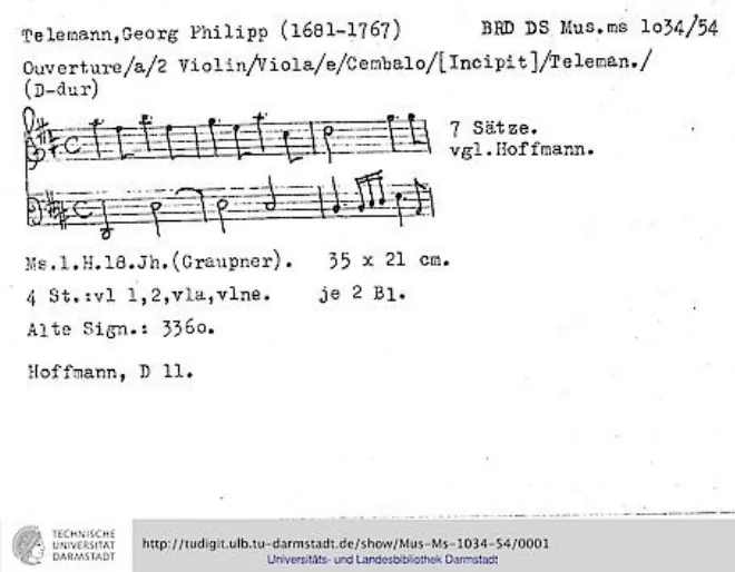First page of Ouverture-Suite