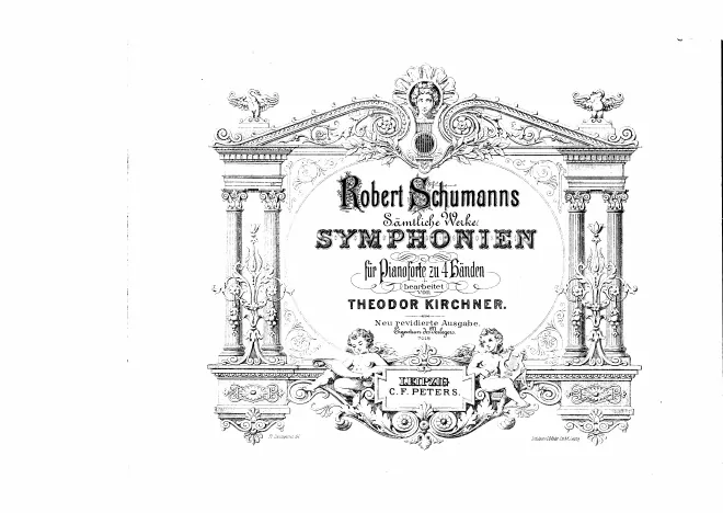 First page of Symphonien für Pianoforte zu 4 Händen