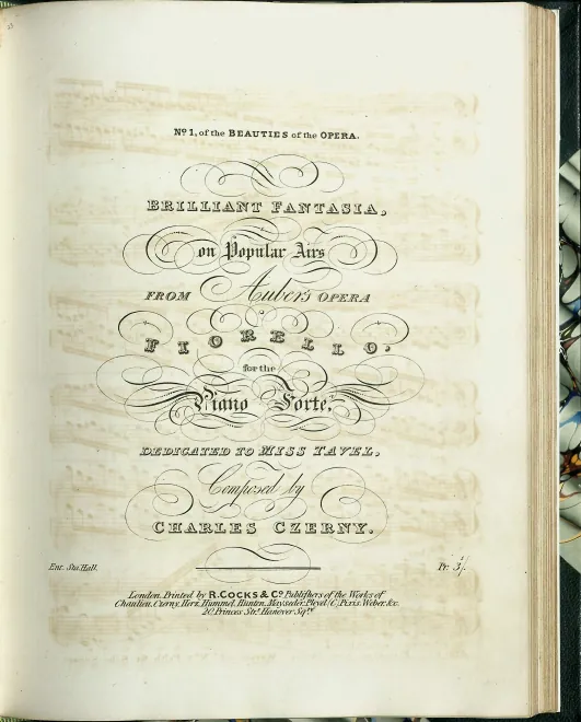 First page of Brilliant Fantasia on airs from Fiorella