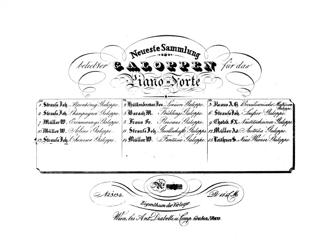 First page of Chineser-Galoppe
