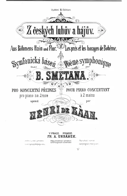 First page of Z českých luhů a hájů