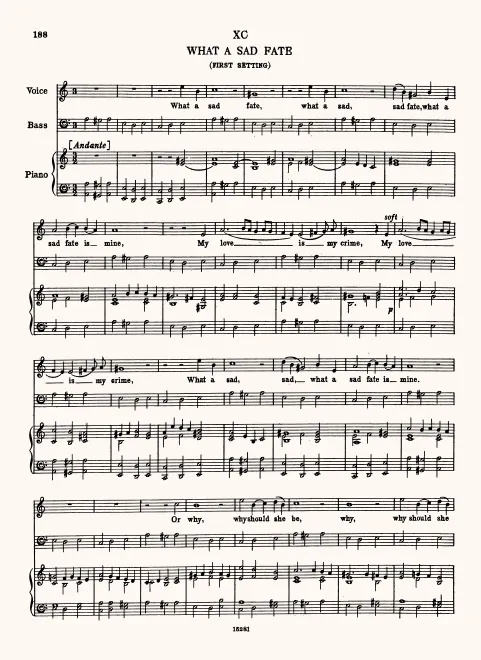 First page of What a Sad Fate