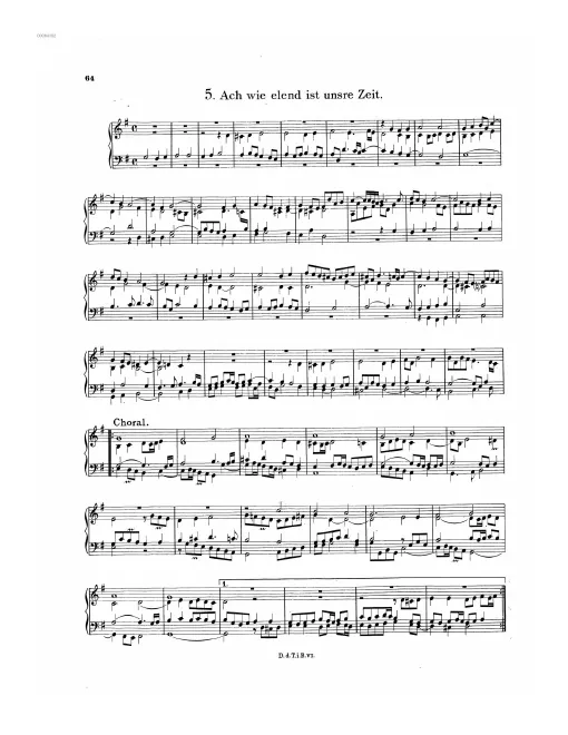 First page of Aus tiefer Not Schrei ich zu dir